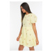 Trendyol Yellow Embroidered Dress