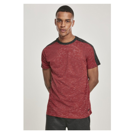 Shoulder Panel Tech Tee - marled red