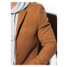 Hnědý pánský kabát Ombre Clothing C432