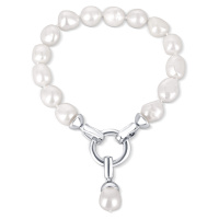 JwL Luxury Pearls Náramek z pravých bílých perel JL0560