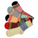 Pesail termo barevné zimní ponožky s vlnou DW02 vícebarevná