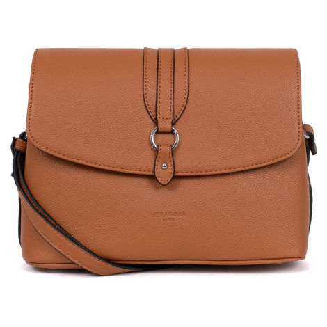 Dámská crossbody kabelka Hexagona Astrid - hnědá