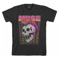 Muse tričko, Mowhawk Skull Black, pánské