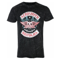 Tričko metal pánské Aerosmith - Boston Pride - ROCK OFF - AEROSWASH01MB