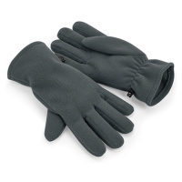 Beechfield Dámské fleecvé rukavice B298R Steel Grey