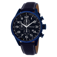 Pánské hodinky PRIM Racer Chronograph 2021 - D W01P.13160.E + Dárek zdarma