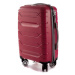 Rogal Tmavě červená sada prémiových plastových kufrů "Wallstreet" - M (35l), L (65l), XL (100l)