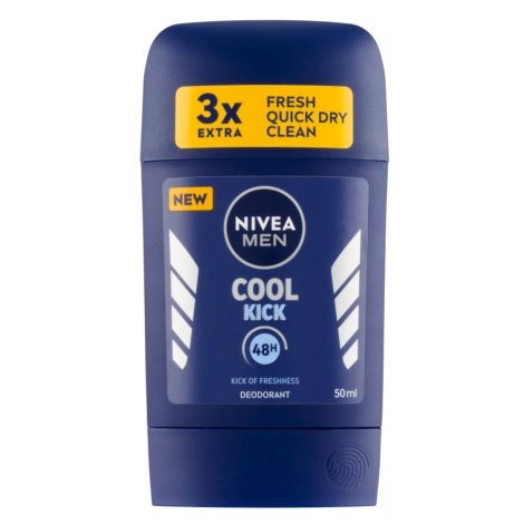 NIVEA - NIVEA MEN Tuhý Deo Cool Kick Deodoranty 50 ml pánské