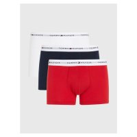 Pánské boxerky 3-PACK UM0UM02761 0UB černé/bílé/červené - Tommy Hilfiger