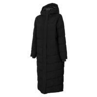 4F DOWN JACKET Dámský péřový kabát, černá, velikost