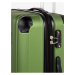 Sada tří zelených cestovních kufrů Travelite City 4w S,M,L Green