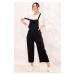 armonika Women's Black Gardener Jumpsuit