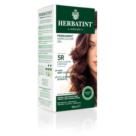 HERBATINT Permanentní barva na vlasy světle měděný kaštan 5R 150 ml