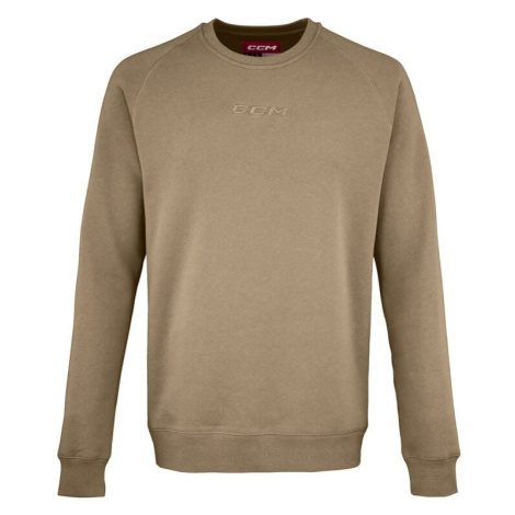 Pánská mikina CCM Core Fleece Crew Sand M