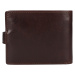 Pánská kožená peněženka Lagen Mareto - tmavě hnědá