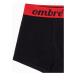 Ombre Clothing Stylové černo-červené boxerky U283