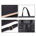 Konofactory Černý elegantní kožený batoh „Majestic“ 8L
