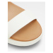 Bílé dámské kožené sandály na platformě ALDO Silyia