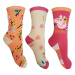 Prasátko Pepa - licence Dívčí ponožky - Prasátko Peppa VH0644, růžová/oranžová/smetanová Barva: 