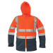 Cerva Epping Pánská HI-VIS bunda 03010338 oranžová/navy