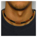 Daniel Dawson Pánský korálkový náhrdelník Ethan NH108 Barevná/více barev 46 cm