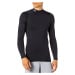 Pánské tričko Under Armour HeatGear Armour Comp Mock LS Black L