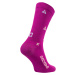 Unisex cyklo ponožky Silvini Dogana růžová/korálová