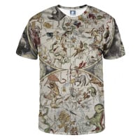 Aloha From Deer Unisex's Map Of The Sky T-Shirt TSH AFD337