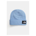 Čepice The North Face Salty Lined Beanie modrá barva, z husté pleteniny, NF0A3FJW1I51