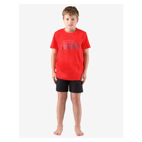 Gina Chlapecké pyžamo krátké 69004P červená - černá