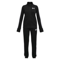 Under Armour EM KNIT TRACK SUIT Dívčí sportovní souprava, černá, velikost