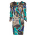 Marciano FOULARD SHORT DRESS ruznobarevne