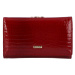Luxusní dámská kožená peněženka Arazi, červená