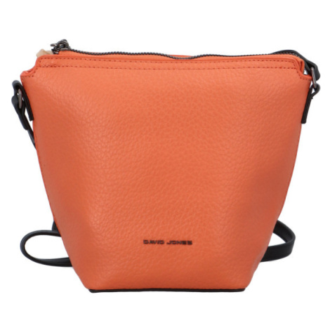 Dámská crossbody kabelka lososově oranžová - David Jones Emily