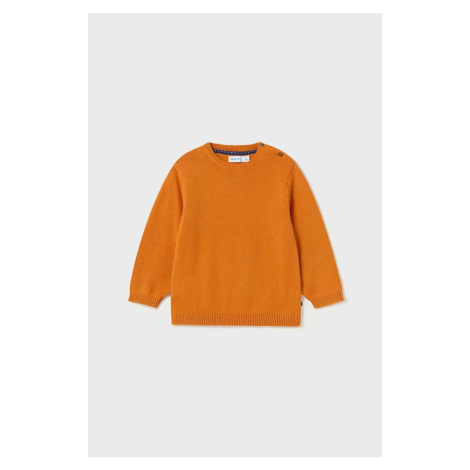 Kojenecký svetr Mayoral oranžová barva, lehký