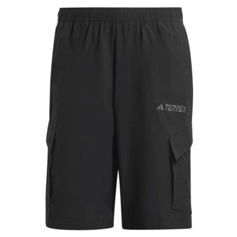 adidas TERREX CARGO SHORT Pánské turistické kraťasy, černá, velikost