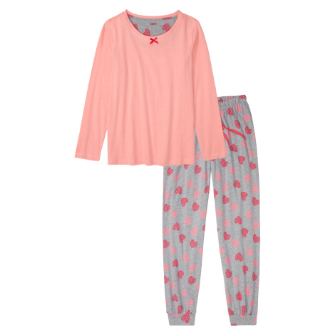 BONPRIX pyžamo s potiskem Barva: Růžová, Mezinárodní