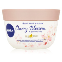 Nivea Cherry Blossom & Jojoba Oil tělové suflé 200 ml