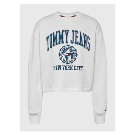 Bílá dámská mikina Tommy Jeans Tommy Hilfiger