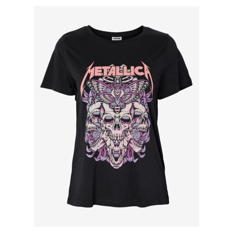 Černé tričko Noisy May Nate Metallica