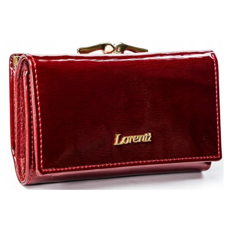 Elegantní dámská kožená peněženka Ella Linda, červená Lorenti
