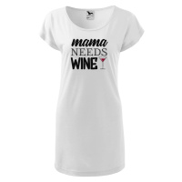 DOBRÝ TRIKO Dámské šaty Mama needs wine