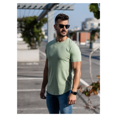 Pánské prodloužené tričko | óčko | Light green