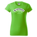 DOBRÝ TRIKO Vtipné dámské tričko Mě nenasereš, živím puberťáka Barva: Apple green