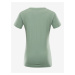 Světle zelené dětské tričko ALPINE PRO Oboto
