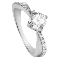 Brilio Silver Stříbrný zásnubní prsten 426 001 00533 04 51 mm