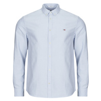 Tommy Jeans TJM ENTRY REG OXFORD SHIRT Modrá