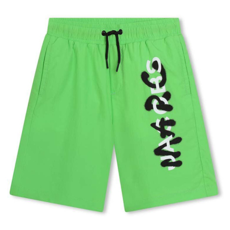 Dětské plavkové šortky Marc Jacobs zelená barva