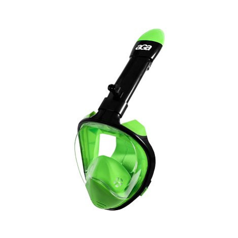 Aga Celoobličejová šnorchlovací maska L/XL DS1113 černá/zelená