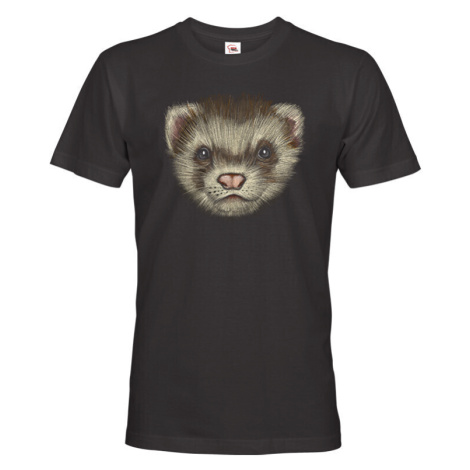 Pánské tričko s fretkou - pro milovníky zvířat BezvaTriko